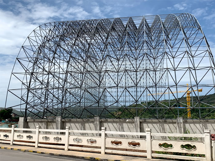 余姚山寨矿储煤棚网架